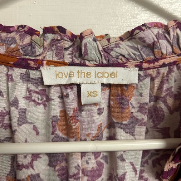 Love the Label Floral Belted Ruffle Jumpsuit - Picture 3 of 4